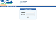 Tablet Screenshot of portal.digilink.net